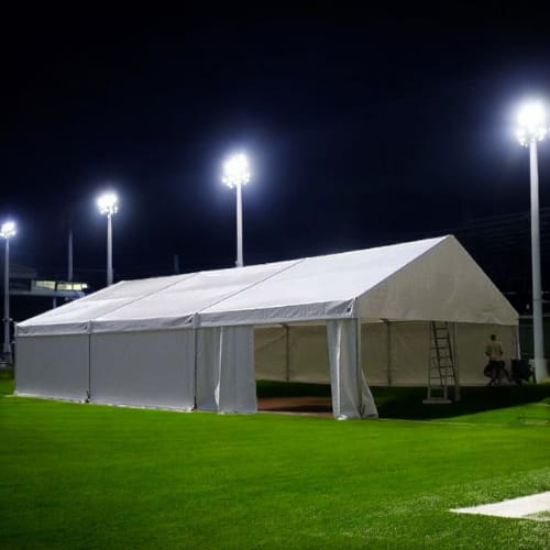 Event tent setup
